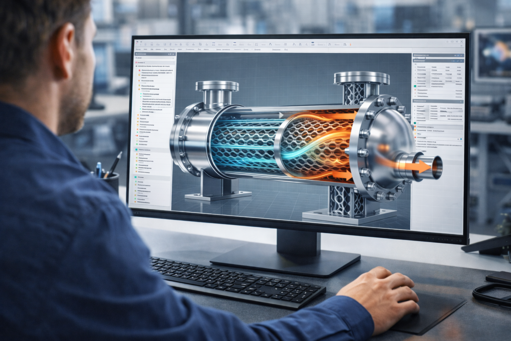 Visualizing Heat Exchangers: From CAD Models to High-Impact 3D Animations