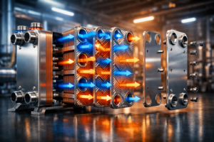 Brazed Plate Heat Exchanger 3D Animation for Industrial & Engineering Projects